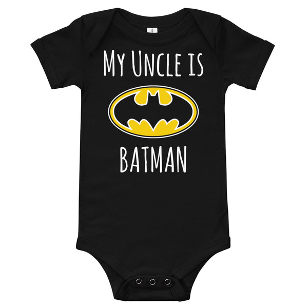 My Uncle Is Batman W Baby Jersey One Piece Onesie - Geeks Pride