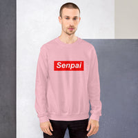 Senpai Red Box Unisex Sweatshirt - Geeks Pride