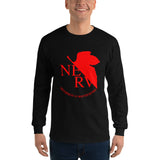 NERV God's in His Heaven. All's Right With the World. Men’s Long Sleeve Shirt - Geeks Pride