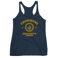 Firebending University Yellow Ink Women's Racerback Tank - Geeks Pride
