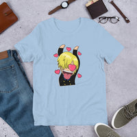 Sanji Heart Eyes Short-Sleeve Unisex T-Shirt - Geeks Pride