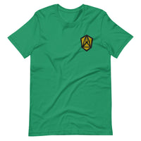 Cherryton Academy Crest Embroidery Short-Sleeve Unisex T-Shirt - Geeks Pride
