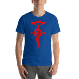 State Alchemist Red Fullmetal Alchemist Short-Sleeve Unisex T-Shirt - Geeks Pride