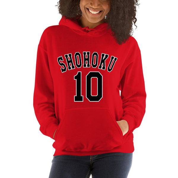 Felpa Con Cappuccio Slam Dunk Shohoku – Unisex – Anime Giapponese – Cosplay Hanamichi Sakuragi