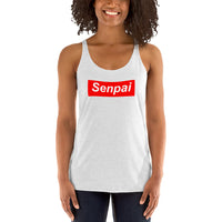 Senpai Red Box Women's Racerback Tank - Geeks Pride