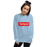 Senpai Red Box Unisex Sweatshirt - Geeks Pride