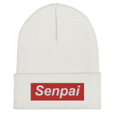 Senpai Red Box Cuffed Beanie - Geeks Pride