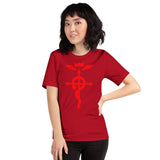 State Alchemist Red Fullmetal Alchemist Short-Sleeve Unisex T-Shirt - Geeks Pride