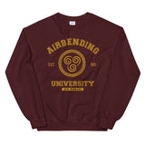 Airbending University Yellow Ink Unisex Sweatshirt - Geeks Pride