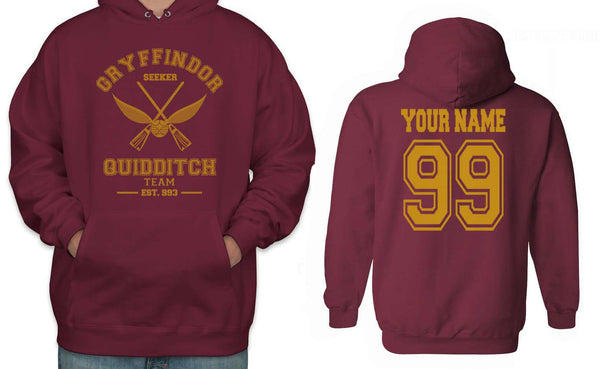 Customize - OLD Gryffindor Quidditch Team Seeker Pullover Hoodie