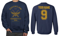 Customize - Old Ravenclaw Quidditch Team Beater Yellow Ink Sweatshirt
