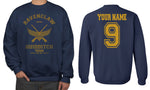 Customize - Old Ravenclaw Quidditch Team Keeper Yellow Ink Sweatshirt