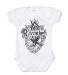 Ravenclaw Crest #2 Bw Baby Onesie