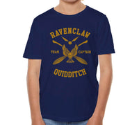 Ravenclaw Quidditch Team Captain Yellow ink Youth Short Sleeve T-Shirt