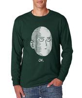 Saitama Face Ok Men’s Long Sleeve Shirt