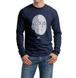 Saitama Face Ok Men’s Long Sleeve Shirt