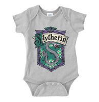 Slytherin Crest #2 Infant Baby Rib Bodysuit Onesie