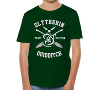 Slytherin Quidditch Team Captain Youth Short Sleeve T-Shirt