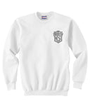 Slytherin Crest #2 Bw Pocket Unisex Crewneck Sweatshirt