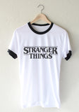 Stranger Things Bw Ringer T-Shirt