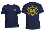 Trafalgar Law Heart Pirates front and back Short-Sleeve Men T-Shirt