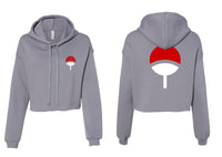 Uchiha Clan Crop Hoodie