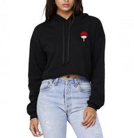 Uchiha Clan Crop Hoodie