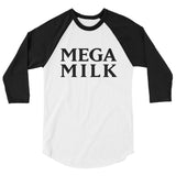 Mega Milk 3/4 sleeve raglan shirt