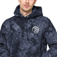 Hydro Symbol Embroidered Unisex Champion tie-dye hoodie