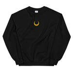 Crescent Moon Embroidered Unisex Sweatshirt