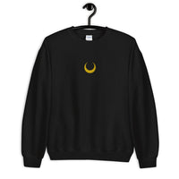 Crescent Moon Embroidered Unisex Sweatshirt