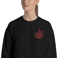 Firebender Embroidered Unisex Sweatshirt