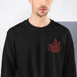 Firebender Embroidered Unisex Sweatshirt