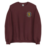 Nevermore Crest Embroidered Unisex Sweatshirt