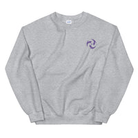 Electro Symbol Embroidered Unisex Sweatshirt