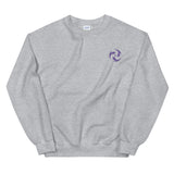 Electro Symbol Embroidered Unisex Sweatshirt