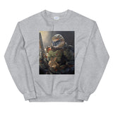 Doom Slayer With Bunny Unisex Sweatshirt