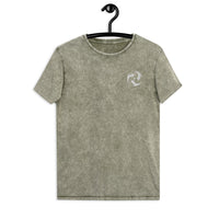 Electro Symbol Embroidered Denim T-Shirt