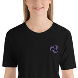 Electro Symbol Embroidered Short-Sleeve Unisex T-Shirt