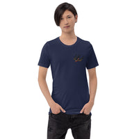Sparrow Embroidered Short-Sleeve Unisex T-Shirt